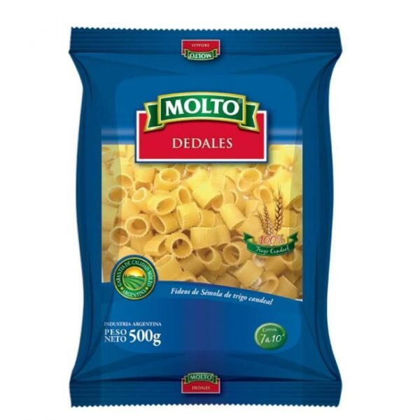 MOLTO FIDEOS DEDALES 500 GR