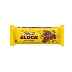 BLOCK GALLETAS CHOCOLATE CON MANI 124 GR