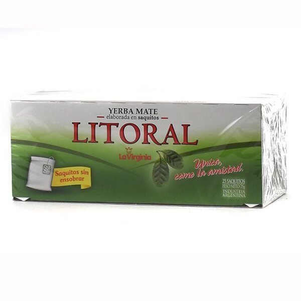 LITORAL YERBA MATE EN SAQUITOS SIN SOBRES  25 UN