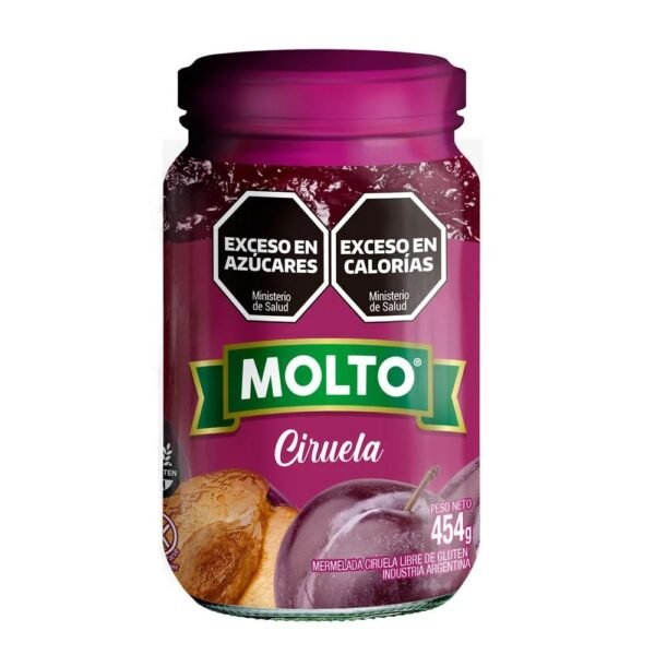 MOLTO MERMELADA CIRUELA 454 GR