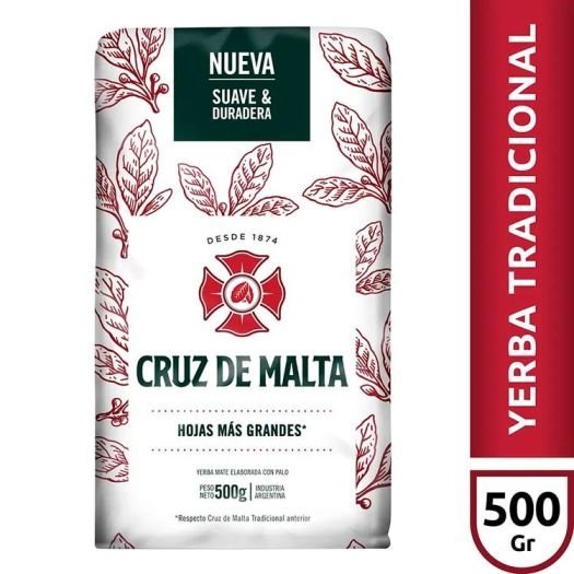 CRUZ DE MALTA YERBA MATE 500 GR