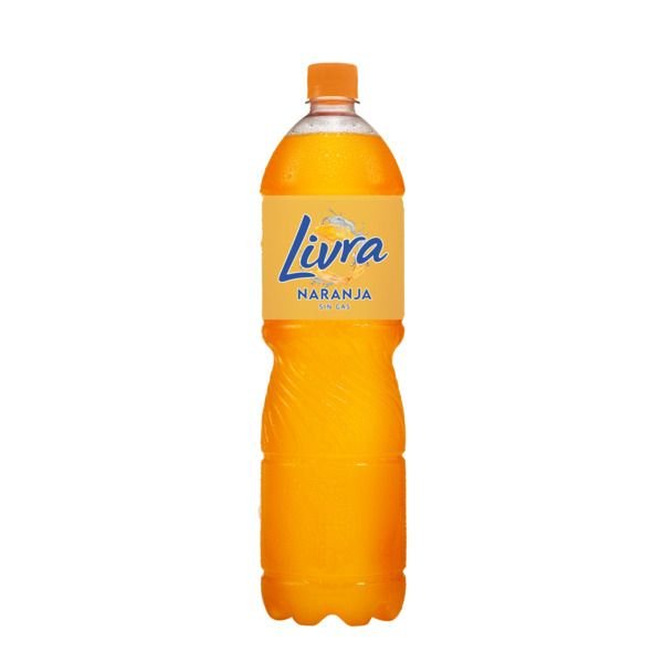 LIVRA AGUA SABORIZADA NARANJA 1500 ML