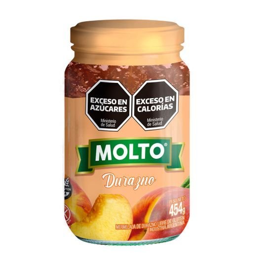MOLTO MERMELADA DURAZNO 454 GR