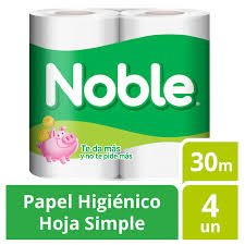NOBLE PAPEL HIGIGIENICO 4 UN