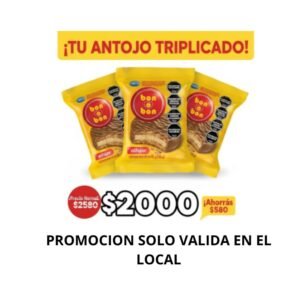 PROMO 3 ALFAJORES $ 2000