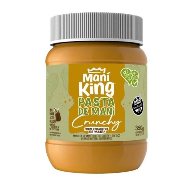 MANI KING PASTA DE MANI CRUNCHY 350 GR